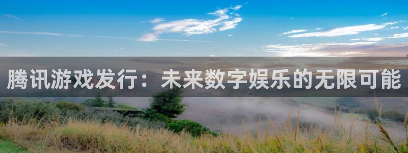 蓝图娱乐官网的所有小说：腾讯游戏发行：未来数字娱乐的无限可能